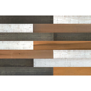 Holey, Ebony, Pearl Mix Wall Planks